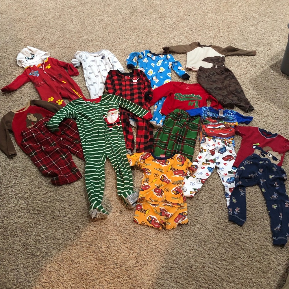 3t Toddler boy pajama bundle